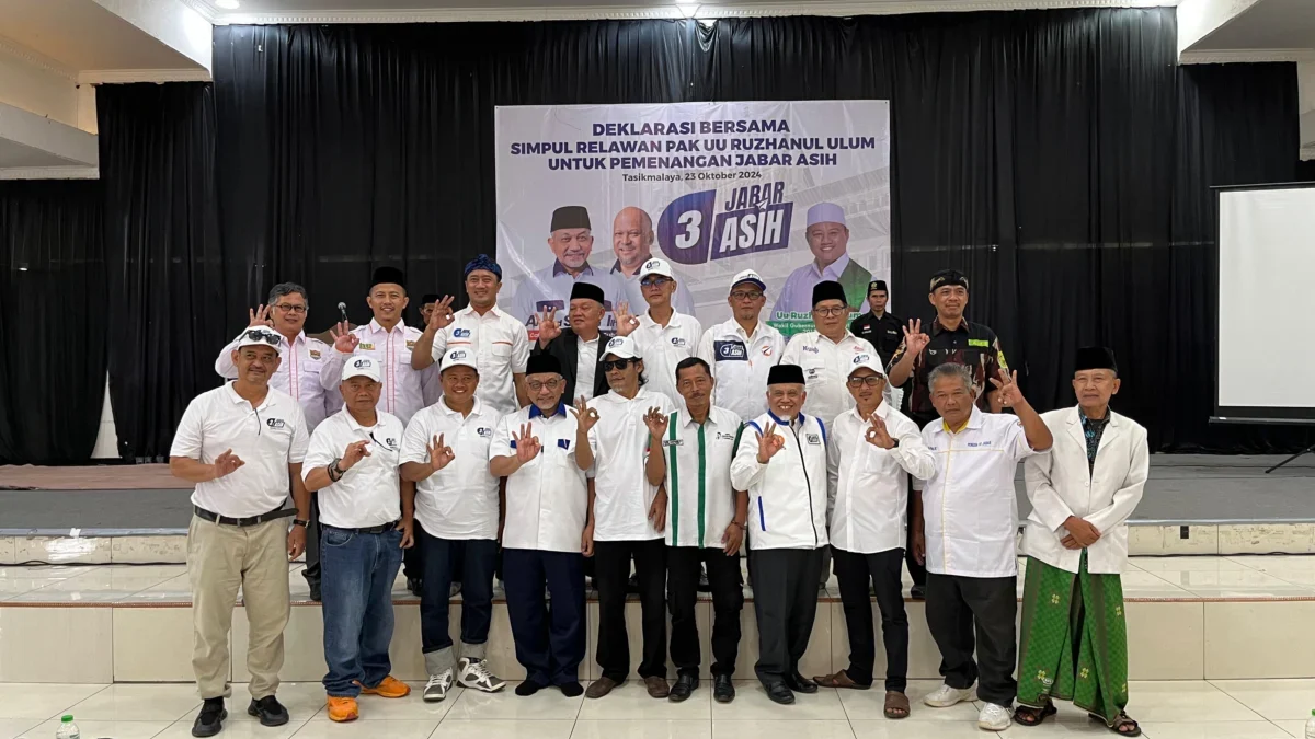 Foto: Uu dan Ahmad Syaikhu di Tasikmalaya