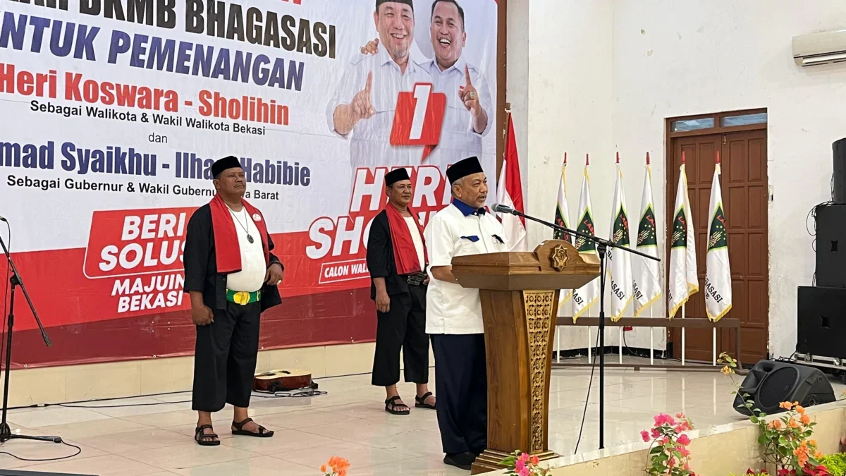 Foto: Dukungan Laskar BKMB Bhagasasi untuk Pasangan ASIH