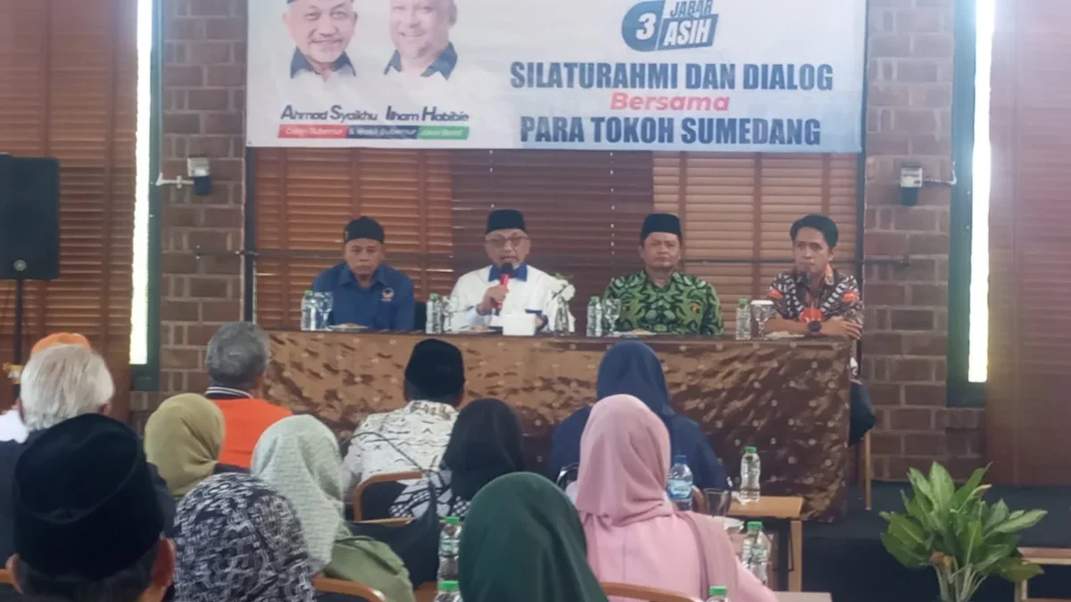 Foto: Silaturahmi Ahmad Syaikhu dengan tokoh Sumedang