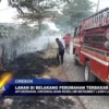 Lahan Di Belakang Perumahan Terbakar