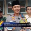 Polres Ciko Bagikan Makan Bergizi Gratis