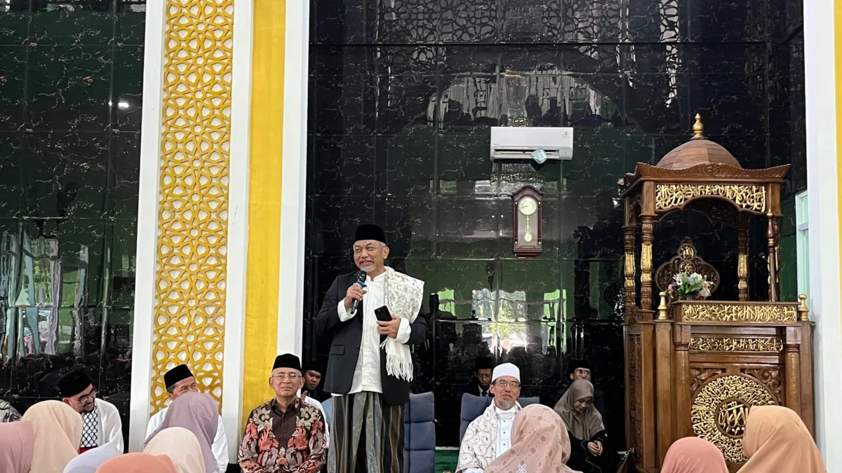 Foto: Syaikhu silaturahmi ke Ponpes Rafah