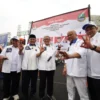 Foto: Pasangan ASIH kampanye di Bekasi