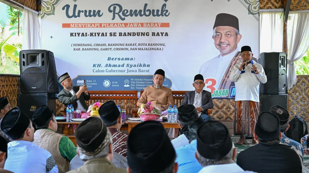 Foto: Syaikhu hadiri acara urun rembuk di Sumedang/ist