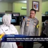 Anggota Propam Polres Ciko Jalani Tes Urine