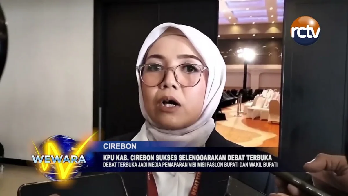 KPU Kab. Cirebon Sukses Selenggarakan Debat Terbuka