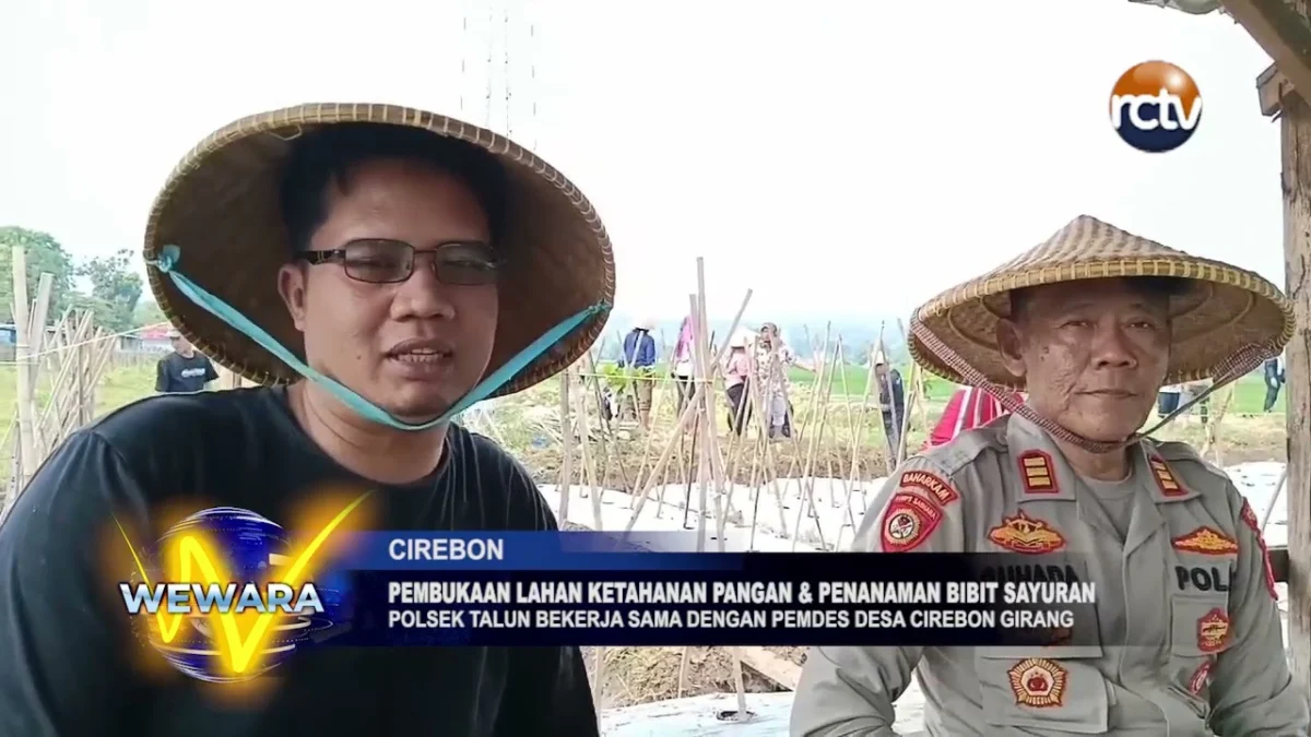 Pembukaan Lahan Ketahanan Pangan & Penanaman Bibit Sayuran