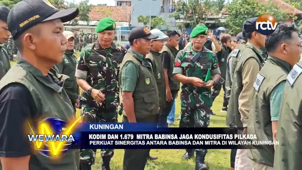 Kodim Dan 1.679 Mitra Babinsa Jaga Kondusifitas Pilkada