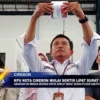 KPU Kota Cirebon Mulai Sortir Lipat Surat Suara