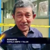 Bangunan SMPN 1 Talun Ambruk Saat Aktivitas Belajar