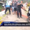 Gagal Nanjak, Mobil Bermuatan 8 Orang Terperosok