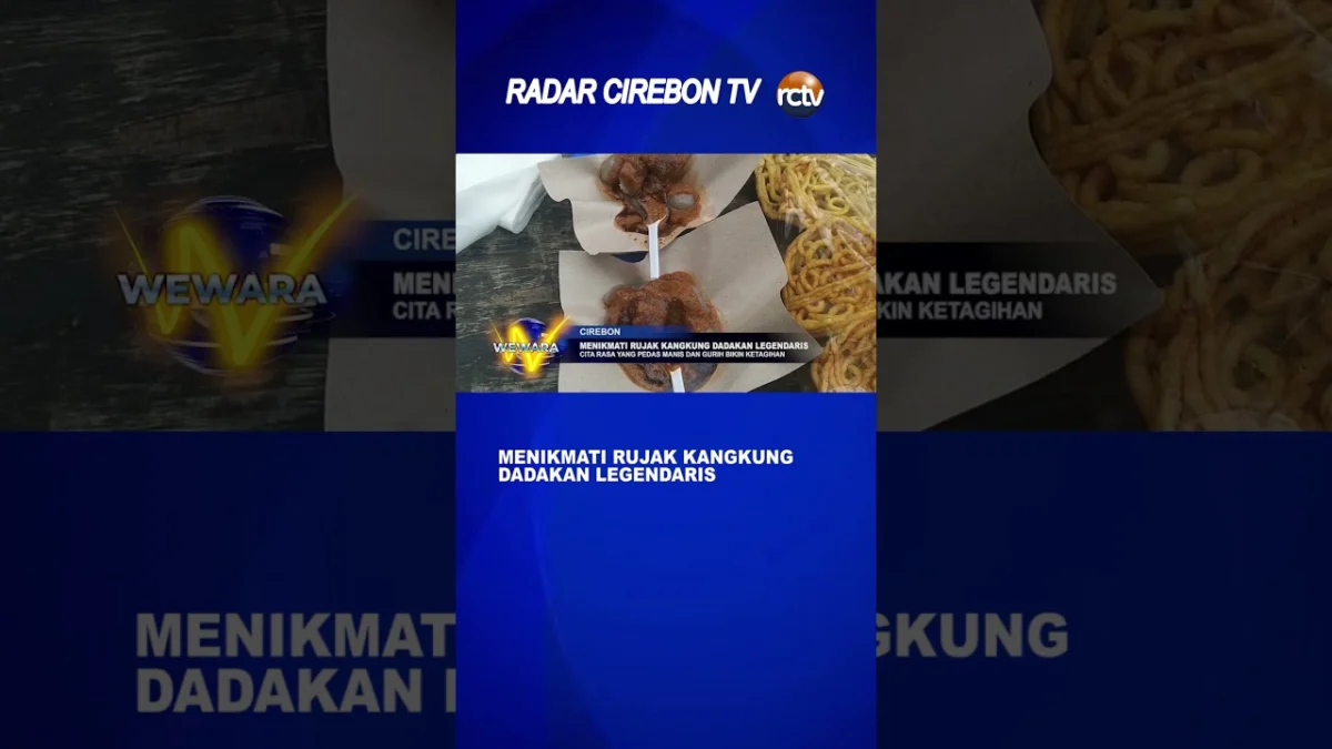 Menikmati Rujak Kangkung Dadakan Legendaris