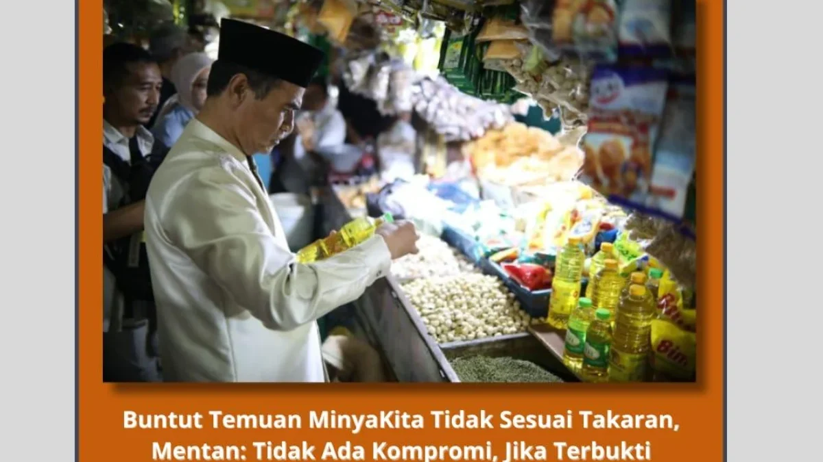 Kisruh Soal Isi Kemasan MinyaKita, Mentan Sidak Pasar