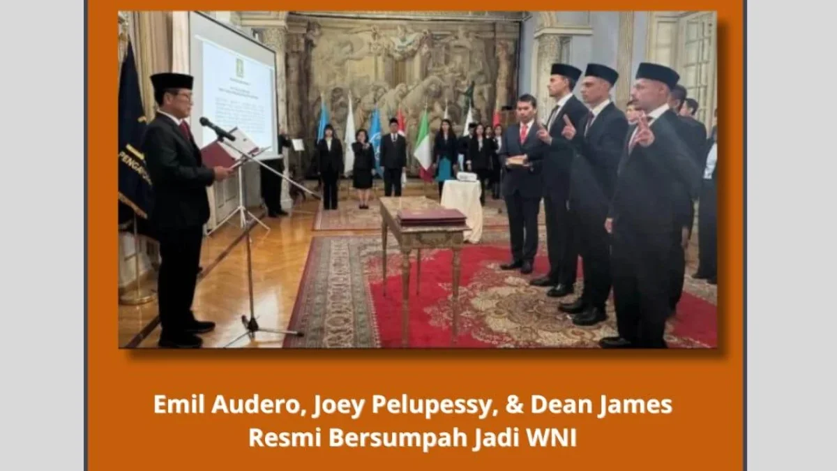 Sah, Emil Audero dkk resmi jadi WNI