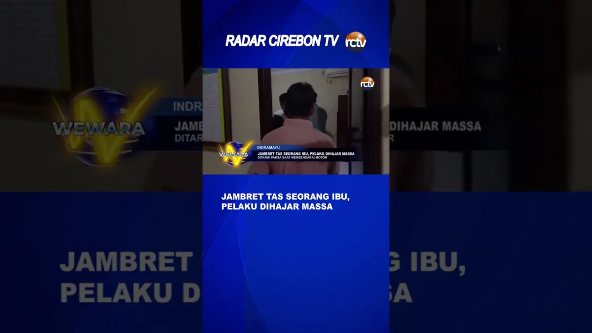 Jambret Tas Seorang Ibu, Pelaku Dihajar Massa