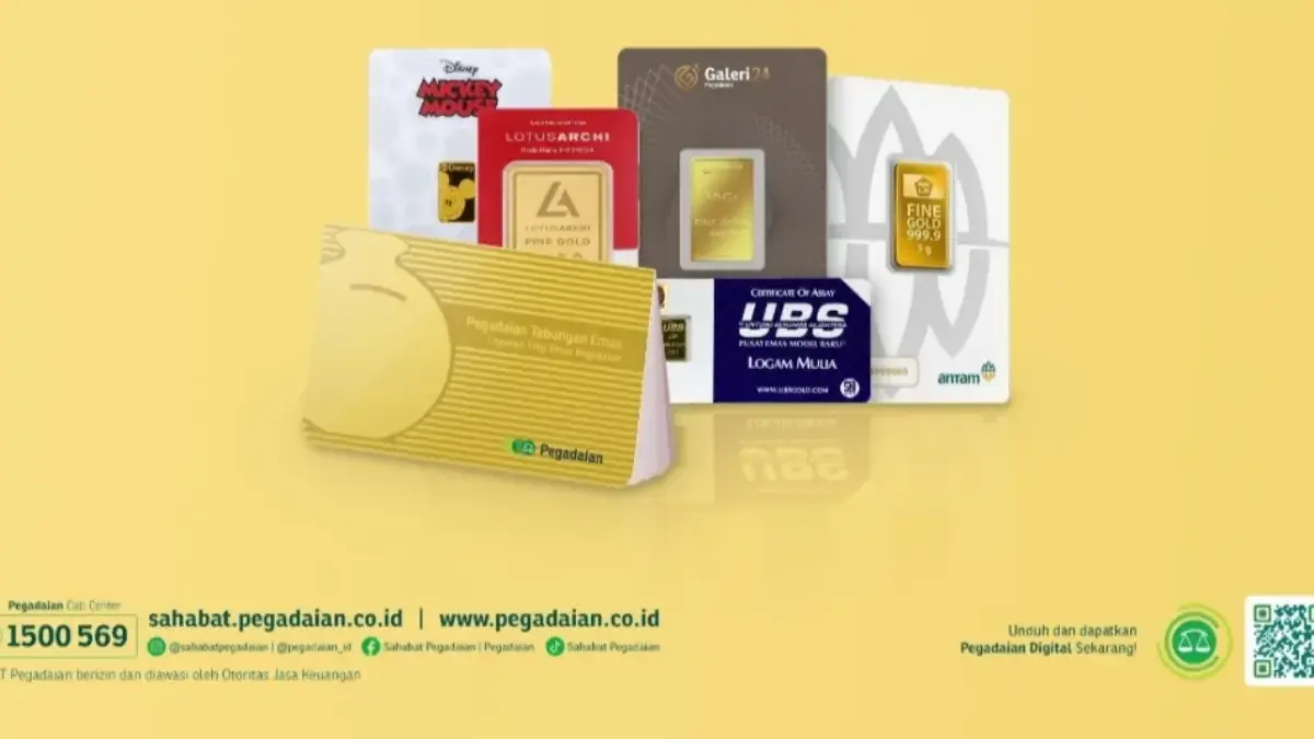 Cetak fisik Tabungan Emas Pegadaian Digital