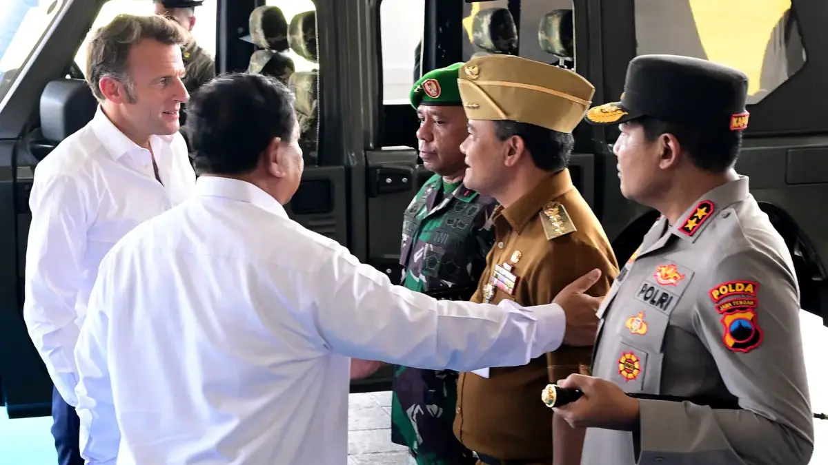 Ahmad Luthfi Saat Bertemu Presiden Macron