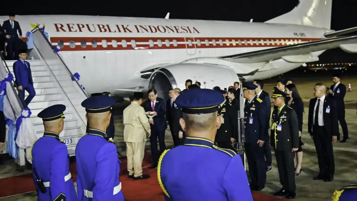 Preaiden Prabowo Tiba di Thailand