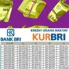 rincian kur bank bri