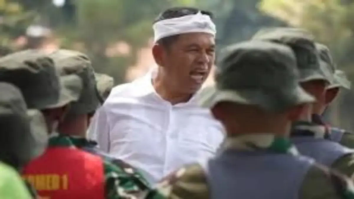 kontroversi program barak militer/foto:tribunnews.com