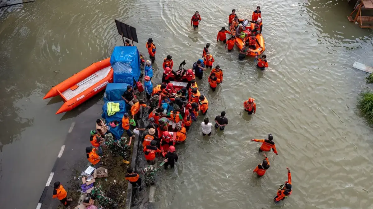 Bencana Banjir daerah Demak-Grobogan/foto:harianjogja.com