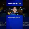 Persib Juara, Majalengka Membiru Di Tengah Hujan