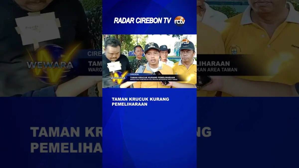 Taman Krucuk Kurang Pemeliharaan