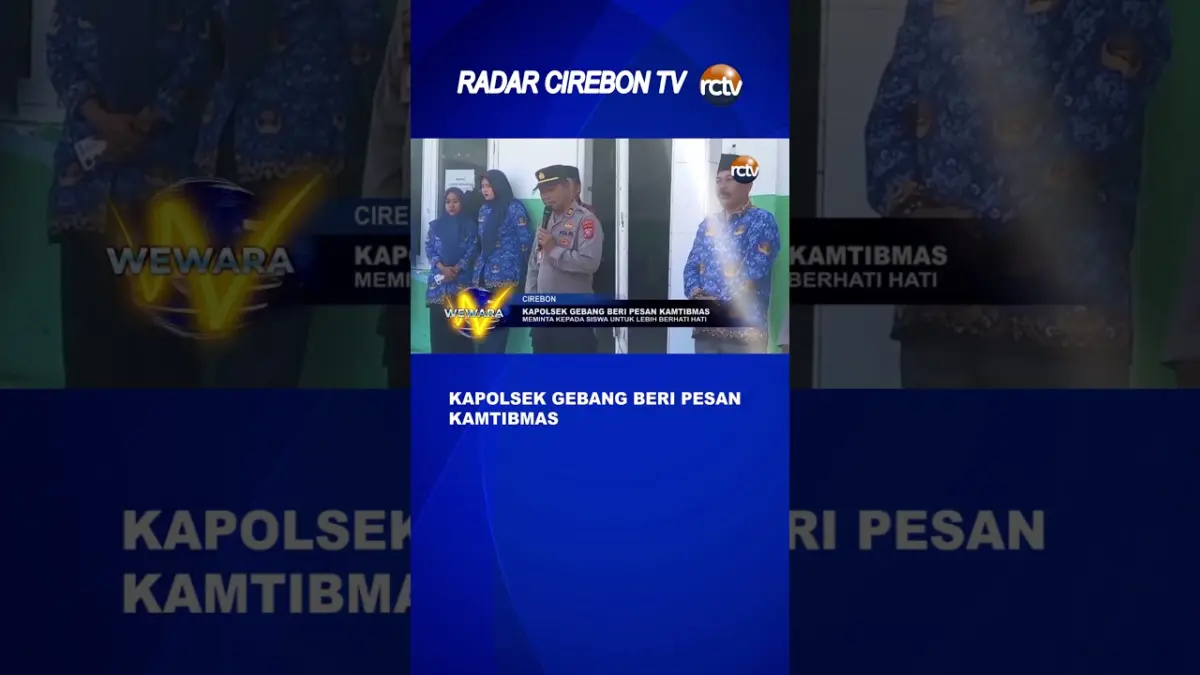 Kapolsek Gebang Beri Pesan Kamtibmas