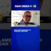 Reklame Dipasang Di Tengah Trotoar