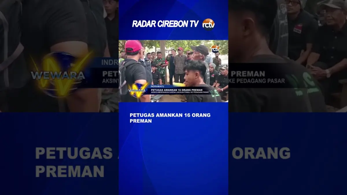 Petugas Amankan 16 Orang Oknum Preman