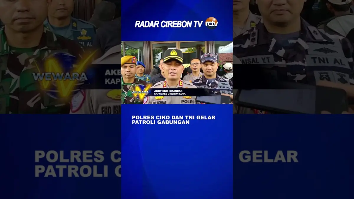Polres Ciko Dan TNI Gelar Patroli Gabungan