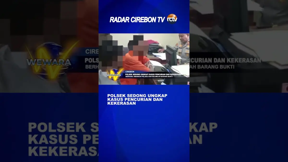 Polsek Sedong Ungkap Kasus Pencurian Dan Kekerasan