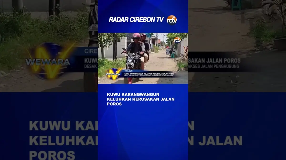 Kuwu Karangwangun Keluhkan Kerusakan Jalan Poros