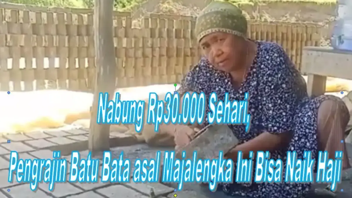 pengrajin batu bata majalengka naik haji