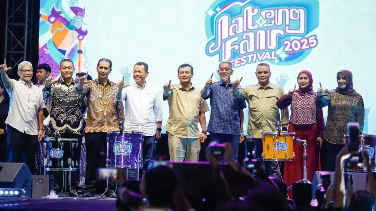 Gubernur Jateng saat menghadiri Jateng Fair Festival 2025