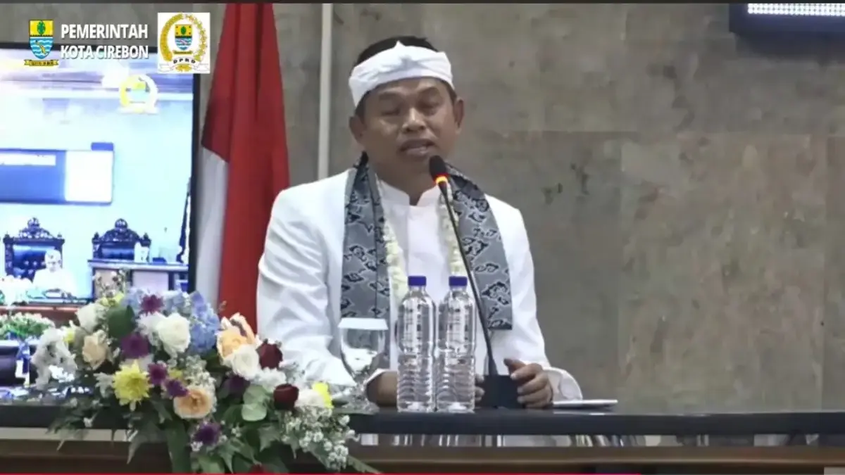 Kang Dedi Mulyadi saat hadir di Kota Cirbeon
