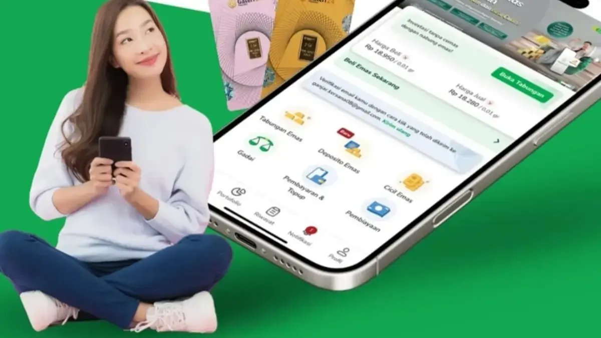 Top Up Tabungan Emas Pegadaian