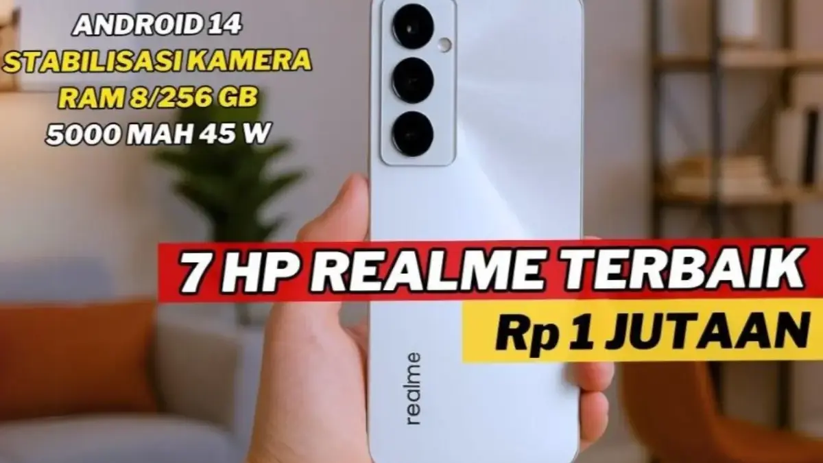 7 Smartphone Realme Terbaik Dengan Spesifikasi Tinggi untuk tahun 2025