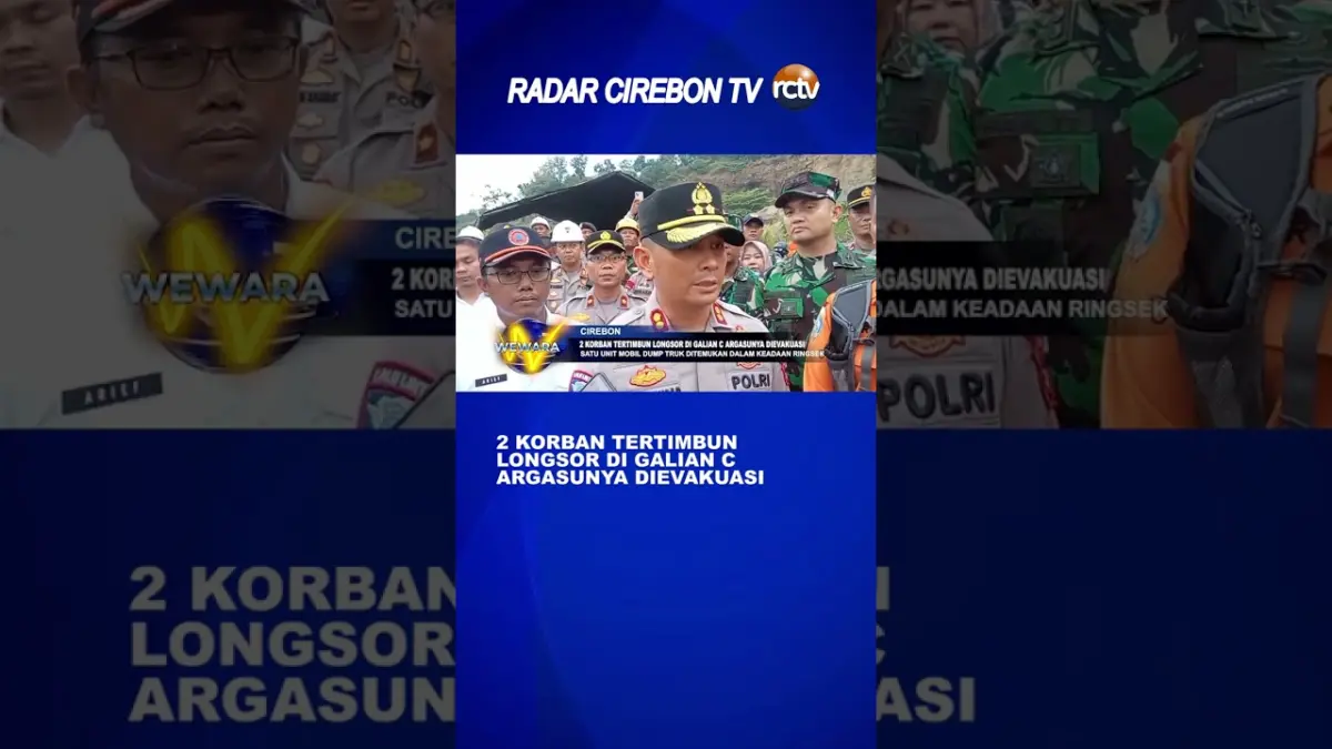 2 Korban Tertimbun Longsor Di Galian C Argasunya Dievakuasi