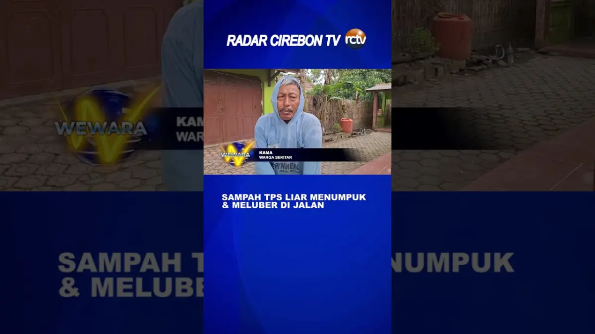 Sampah TPS Liar Menumpuk & Meluber Di Jalan