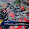 13 Motor Tanpa Dokumen Disita