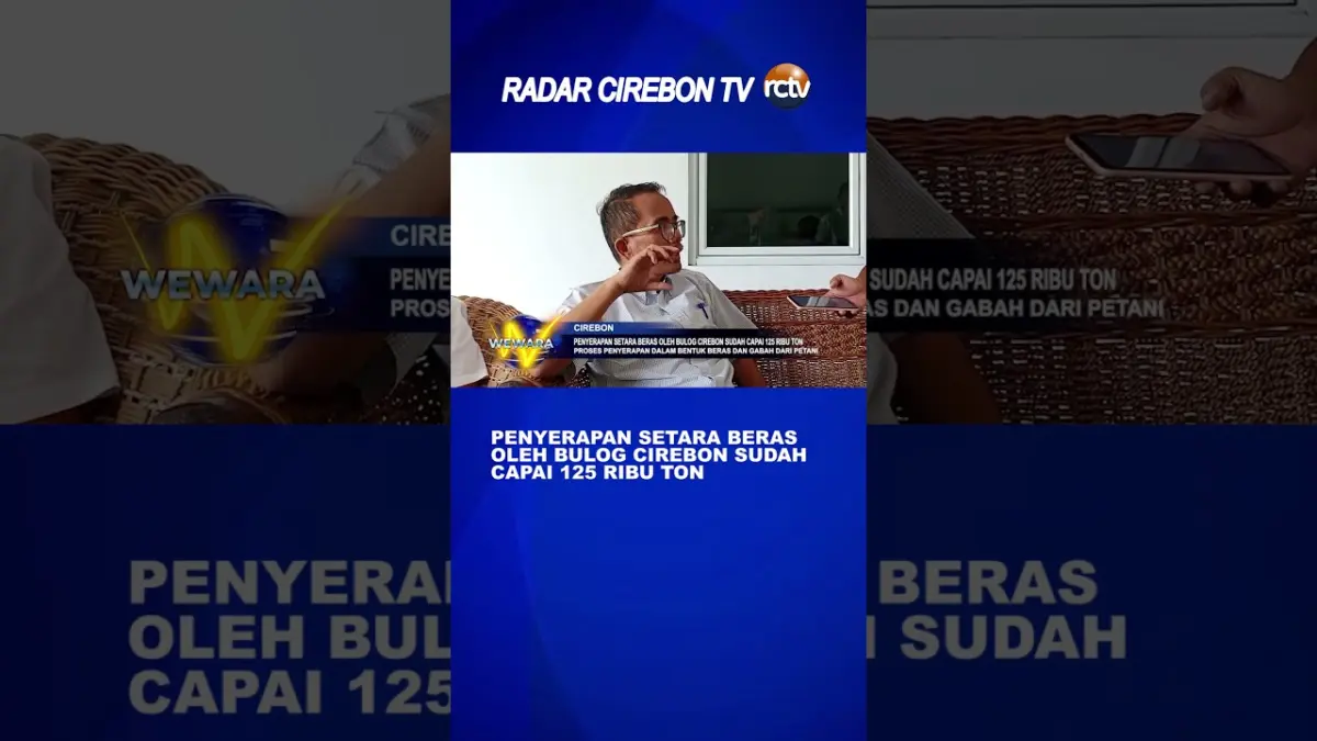 Penyerapan Setara Beras Oleh Bulog Cirebon Sudah Capai 125 Ribu Ton