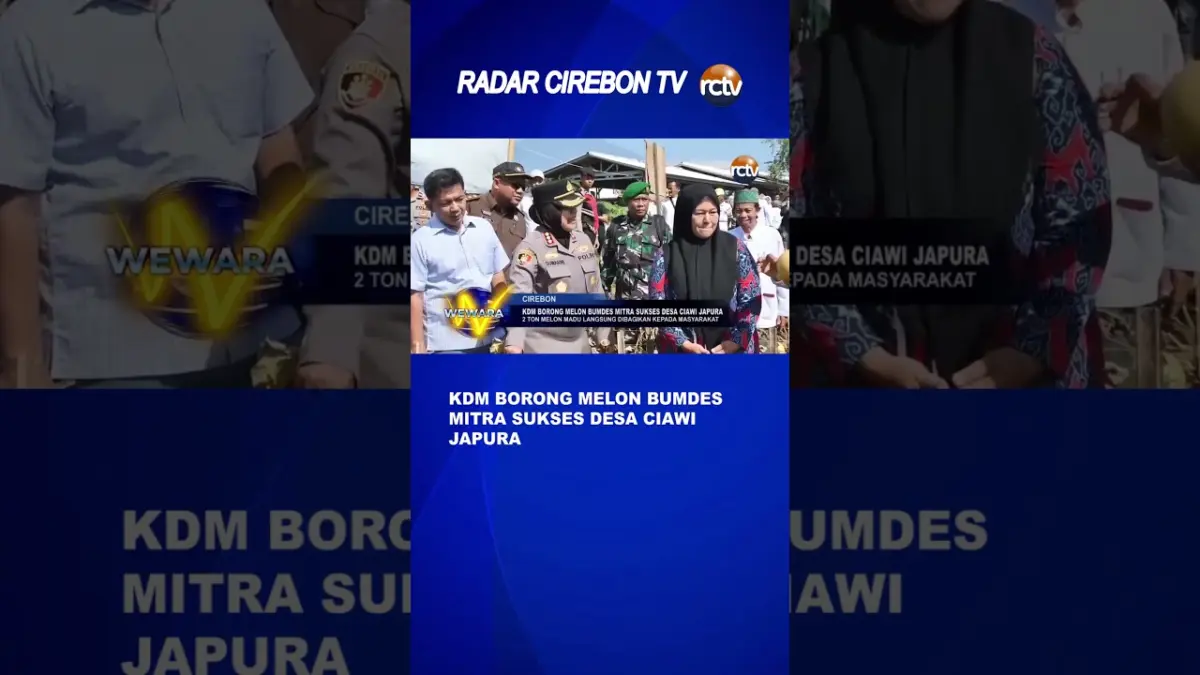 KDM Borong Melon Bumdes Mitra Sukses Desa Ciawi Japura