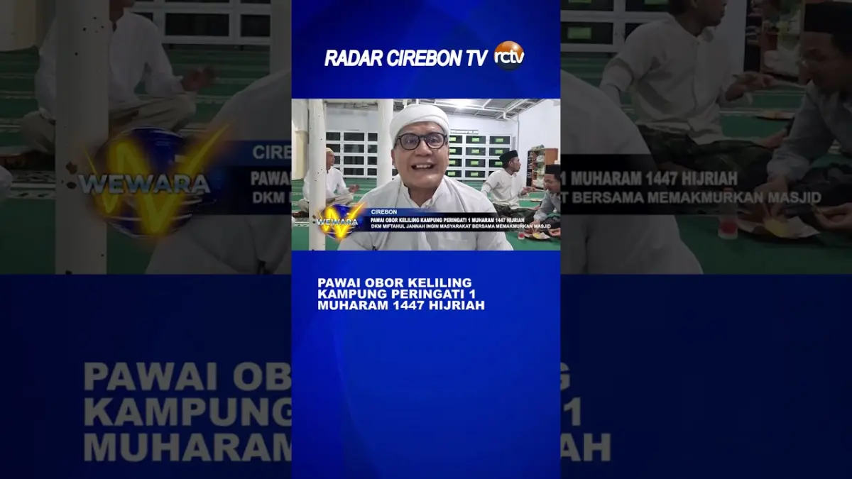 Pawai Obor Keliling Kampung Peringati 1 Muharam 1447 Hijriah
