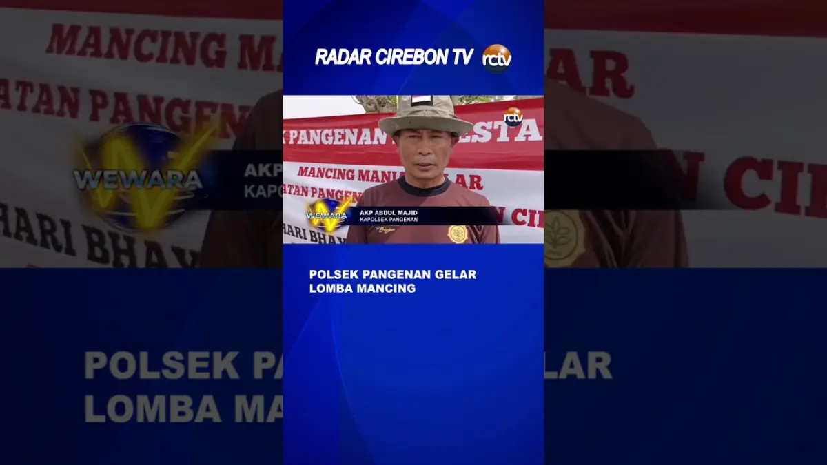 Polsek Pangenan Gelar Lomba Mancing
