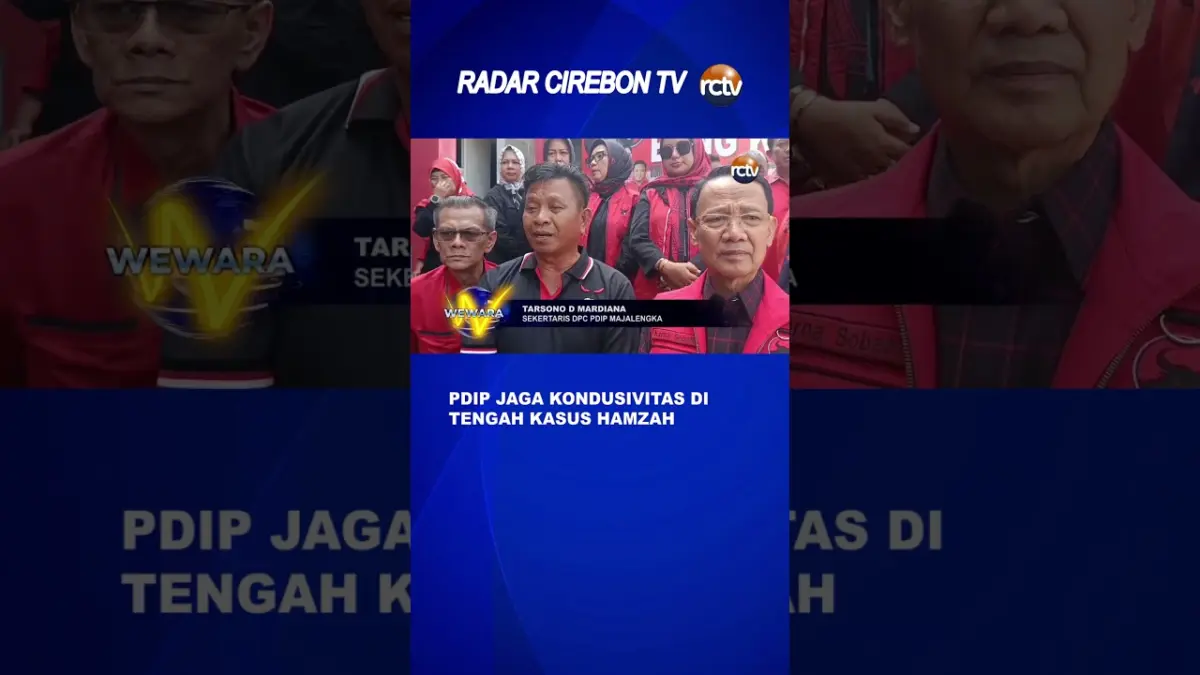 PDIP Jaga Kondusivitas Di Tengah Kasus Hamzah