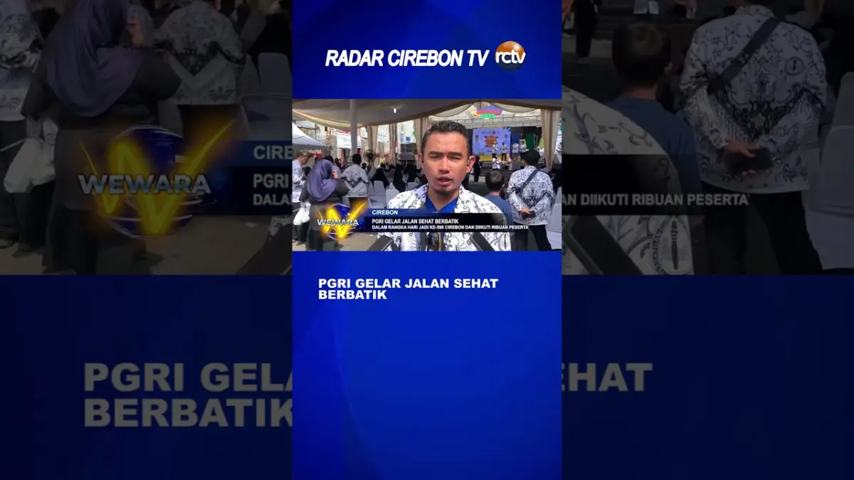 PGRI Gelar Jalan Sehat Berbatik