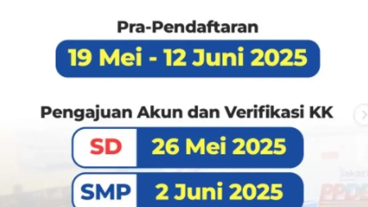 SPMB Jakarta 2025 Resmi Dibuka, Ini Jalur Masuk dan Jadwal Lengkapnya