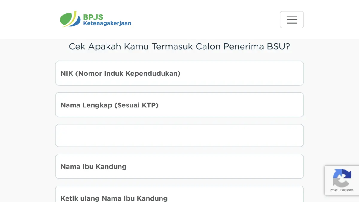 Cara cek BSU 2025