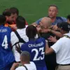 Keributan yang terjadi antara pemain Chelsea Vs PSG